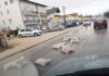 Tomislavgrad: Vreće razasute po cesti