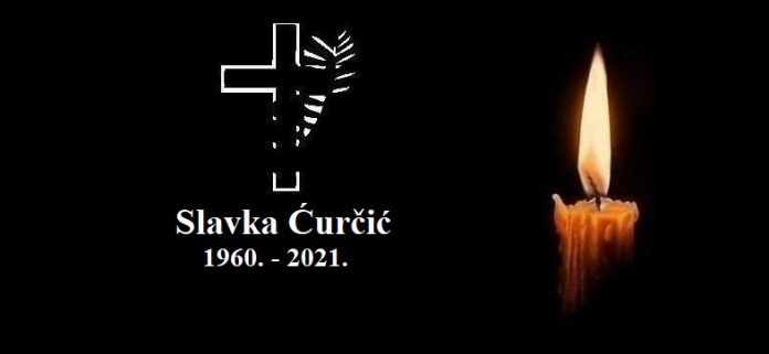 Slavka Curcic - osmrtnica 1