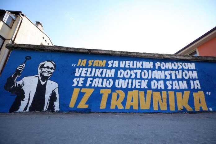 Travnik: Oslikan mural u čast Miroslavu Ćiri Blaževiću