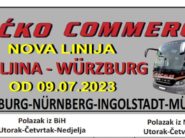 Ćićko Commerce otvara novu liniju iz BiH prema Münchenu, Ingolstadtu, Nürnbergu i Würzburgu