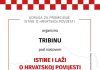Tomislavgrad: Najava tribine „Istine i laži o hrvatskoj povijesti“