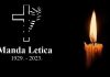 Posljednji ispraćaj Mande Letica bit će 19. prosinca u Kovačima