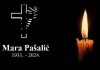 Posljednji ispraćaj Mare Pašalić bit će 28. siječnja u Šujici