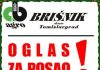 Poljo-centar AGRO BRIŠNIK zapošljava jednog djelatnika