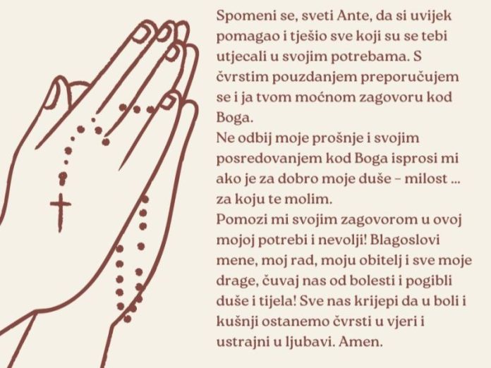Molitva sv. Anti tc1