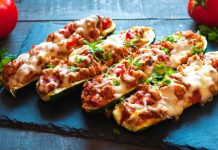 Recept za zapečene tikvice punjene mesom i sirom