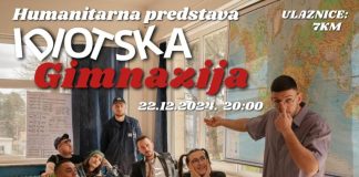 Ulaznice za “Idiotsku gimnaziju” mogu se kupiti u Hotelu Tomislav