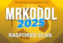 Mrkodol: Raspored današnjih utakmica