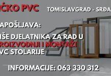 Ćićko PVC Tomislavgrad zapošljava više djelatnika