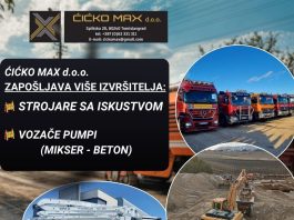 Ćićko Max zapošljava strojare s iskustvom i vozače pumpi
