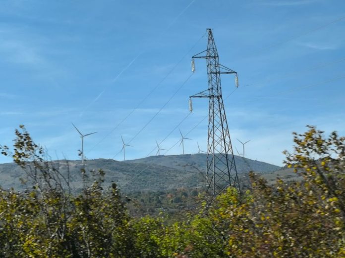 dalekovod - vjetroelektrana