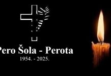 Posljednji ispraćaj Pere Šole – Perote bit će 19. prosinca u Prisoju