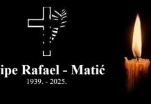 Posljednji ispraćaj Stipe-Rafaela Matića bit će 24. prosinca u Splitu