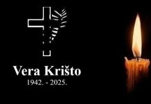 Posljednji ispraćaj Vere Krišto bit će 16. prosinca u Eminovu Selu