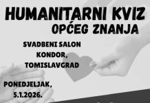 Udruga kvizaša Kvizika i HKD Napredak Tomislavgrad organiziraju “Humanitarni kviz općeg znanja”