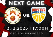 HKK Tomislav najavljuje posljednju domaću utakmicu u 2025. godini