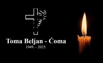 Posljednji ispraćaj Tome Beljana bit će 3. prosinca u Roškom Polju