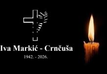 Posljednji ispraćaj Ive Markić – Crnčuše bit će 2. siječnja na groblju Radoševina