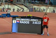 Duvnjak Filip Radoš prvi na 800 metara na dvoranskom prvenstvu u Münchenu