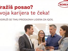 Boreas d.o.o., članica Stanić Grupe – zapošljava više IQOS prodajnih savjetnika (m/ž)