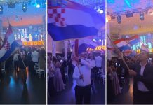 VIDEO Imoćanin Mate napravio show na svadbi; Više barjaktara nego na vojnom mimohodu…