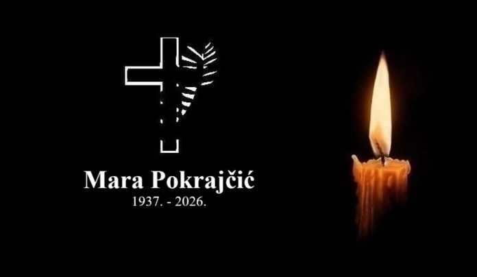Mara Pokrajčić_osmrtnica