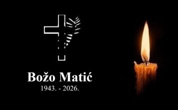 Posljednji ispraćaj Bože Matića bit će 20. svibnja u Rašeljkama