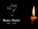 Posljednji ispraćaj Bože Matića bit će 20. svibnja u Rašeljkama
