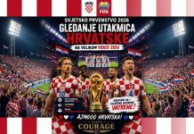 Caffe Courage organizira gledanje utakmica Hrvatske na velikom video zidu!