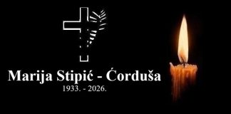 Posljednji ispraćaj Marije Stipić – Ćorduše bit će 26. srpnja u Šujici