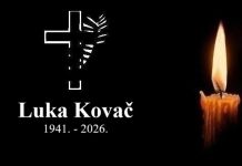 Posljednji ispraćaj Luke Kovača bit će 14. srpnja u Bukovoj Gori