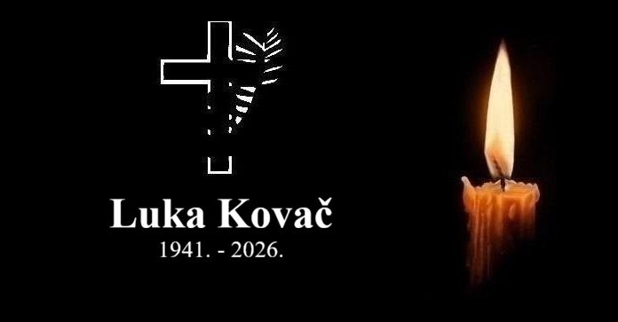 Posljednji ispraćaj Luke Kovača bit će 14. srpnja u Bukovoj Gori
