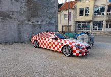 Tomislavgrad: Duvanjska bura i BMW s porukom podrške Vatrenima
