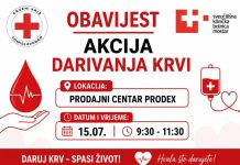 Crveni križ Tomislavgrad: Akcija dobrovoljnog darivanja krvi