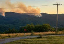 HBŽ: Drvar traži pomoć helikoptera zbog požara kod sela Kamenica