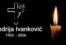 Posljednji ispraćaj Andrije Ivankovića bit će 23. kolovoza u Tubolji