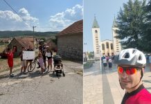 Od Zagreba do Međugorja biciklom: Hodočašće Stipe Miloša dugo 435 kilometara