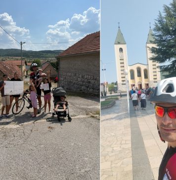 Od Zagreba do Međugorja biciklom: Hodočašće Stipe Miloša dugo 435 kilometara