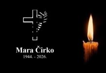 Posljednji ispraćaj Mare Čirko bit će 14. kolovoza u Rašeljkama