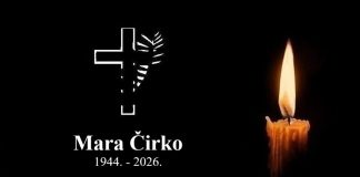 Posljednji ispraćaj Mare Čirko bit će 14. kolovoza u Rašeljkama