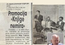 IZ ARHIVE: Predstavljanje prve zbirke pjesama Mije Tokića 1990.