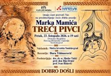 Predstavljanje treće zbirke poezije Marka Mamića „Treći pivci”