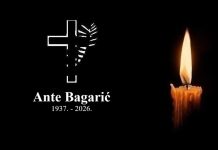 Posljednji ispraćaj Ante Bagarića bit će 3. listopada u Brišniku