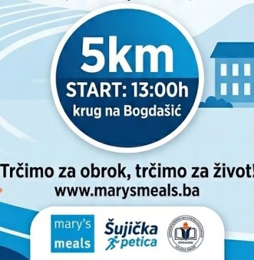 Uskoro humanitarna utrka 1. Šujička petica: Prikupljena sredstva namijenjena za Marijine obroke