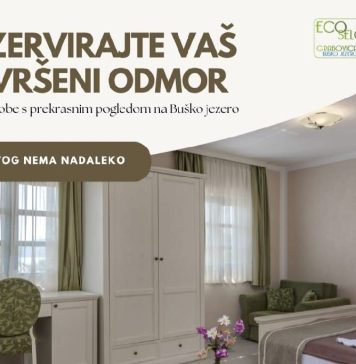 Rezervirajte svoj savršeni odmor u Eco selu Grabovica – idilične sobe s prekrasnim pogledom na Buško jezero