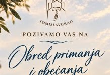 Frama Tomislavgrad poziva na obred primanja i obećanja 🤎