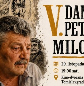 U četvrtak u Tomislavgradu peti Dani Petra Miloša